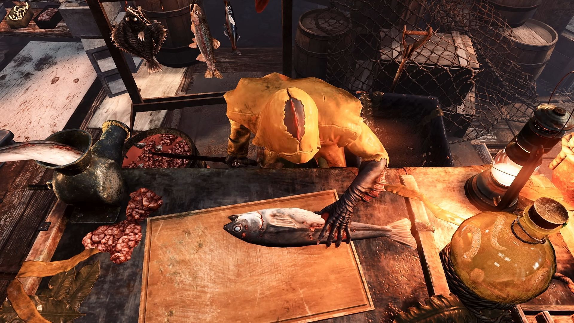 Choppin' the meat! (Image via Bethesda Softworks)